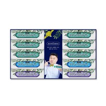 덴티본조르노 구취 민트향 6p + 잇몸 허니향 2p + 치석 레몬향 2p 치약 선물세트, 1세트