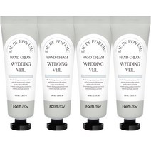 팜스테이 오드 퍼퓸 핸드크림 웨딩 베일, 100ml, 4개