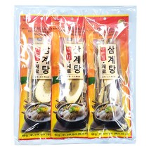 몸애조화 사계절 삼계탕 재료 3p, 180g, 1개
