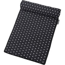 파스텔펫 반려동물 도트 썬베드 방석, 블랙