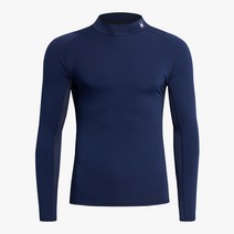 스파이더 남성용 베이스볼 프로웹 하이넥 베이스 레이어 티셔츠