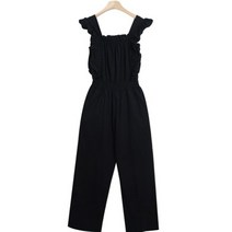 클린파 스퀘어넥 프릴 롱 점프수트 cppt12057k34