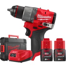 밀워키 12V FUEL 해머드릴 드라이버 GEN3 M12 FPD2-322X, 1개