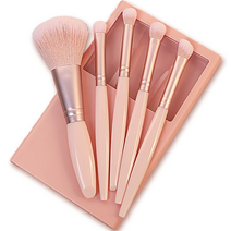 더들캣 메이크업 브러시 5종 세트, 핑크, 1세트