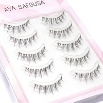 메이크업 인조 속눈썹 A08 투명테리어, 10개