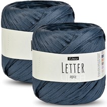 니뜨 레터 뜨개실 40g, 806 네이비, 2개