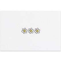 네이쳐리빙 반전매력 빨아쓰는 욕실 규조토 발매트, 스마일데이지, 1개