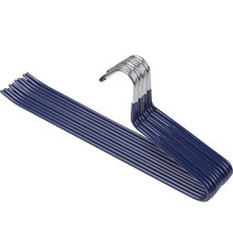 볼매다움 논슬립 코팅 바지걸이, 10개, 네이비