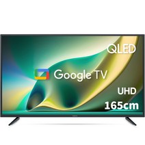 와이드뷰 4K UHD QLED 구글 스마트TV, 165cm, QWGE65UT1, 벽걸이형, 방문설치