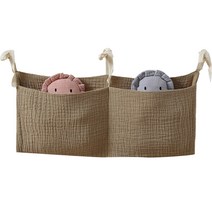 가벼운 신생아 침대 다용도 수납가방, 딥카키, 1개