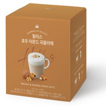 할리스 호두 아몬드 곡물라떼, 1개, 20개입, 18g