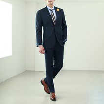 맨잇슈트 남성용 울 솔리드 슬림핏 정장 재킷 + 팬츠 세트