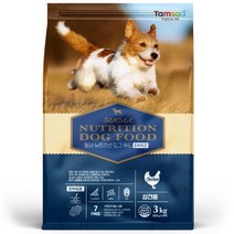 탐사 뉴트리션 도그푸드 강아지 사료 피부&장, 치킨, 1개, 3kg