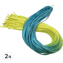 알로데 스트레이트 드레드 부분가발 75cm, TYPE 15, 2개