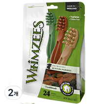 윔지스 밸류 백 덴탈 츄 칫솔모양 S, 15g, 2개