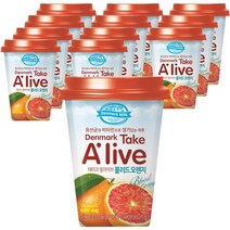 덴마크우유 테이크 얼라이브 블러드오렌지, 250ml, 12개