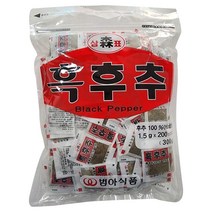 삼표 일회용 흑후추 가루, 1.5g, 200개