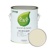 노루페인트 순앤수 KS 2급 벽지 벽면용 수성페인트 4L, 베이지08 NR7135, 1개