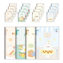 펜피아 1 000 초등 스프링노트 8칸국어 공용, 랜덤 발송, 20개