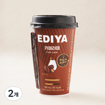 이디야 카페라떼, 2개, 300ml 상품 사진
