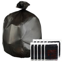 애니돌 배접 분리수거 쓰레기 비닐봉투 검정, 60L, 200매