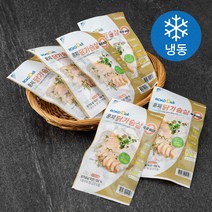굽네 로드닭 훈제 닭가슴살 슬라이스 제로 (냉동), 100g, 6팩