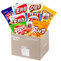 농심 오리온 감자스낵 와우박스 10종 세트, 1세트