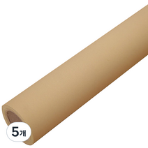 솔로몬샵 무광 양면 종이롤 포장지 50g, 연밤, 5개