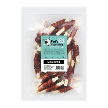 펫츠맘마 강아지 수제간식 껌롤 200g, 오리 + 우유, 1개