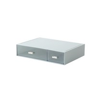 MAME 조합정리함 두칸서랍, 스카이, 1개