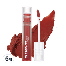 아임미미 립 실루엣 매트 벨벳 틴트 4ml, 05 스트릿 칠리, 6개