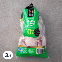 목우촌 닭고기 통닭 10호 개체봉투 (냉장), 900g, 3개
