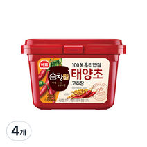 해표 순창궁 우리햅쌀 고추장, 500g, 4개