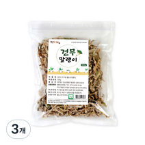 청진담 유기농 월동 무말랭이, 500g, 3개