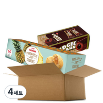 퍼지바 초코 504g + 타타와 파인애플잼 쿠키 600g, 4세트