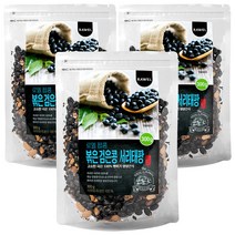자연한재 국산 볶은 서리태 검은콩 간식용 검정콩 뻥튀기, 1팩, 350g