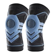 엠코어 스프링 실리콘 패드 무릎 보호대 J-46 L, 2개