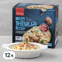 쉐프엠 베이컨까르보나라 파스타, 230g, 12개