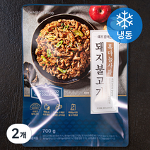 쉐프컬렉션 신세계푸드 흑마늘사과 돼지불고기 (냉동), 700g, 2개