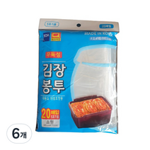 김장봉투 소형 45 x 70 cm 20p, 소형(약5포기), 6개