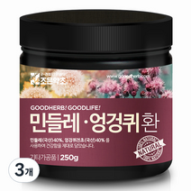 조은약초 프리미엄 민들레엉겅퀴환, 3개, 250g