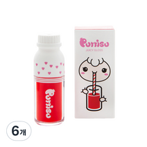 뿌띠슈 쥬시글로스 01 레드루비 3.2g, 6개