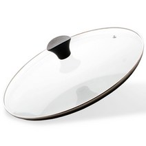 에브리 넘침방지 강화유리 뚜껑 심플, 1개, 24cm