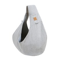 록벨 강아지 포대기 이동 슬링백, LIGHT GREY
