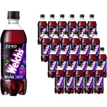 웰치 제로 포도, 24개, 500ml