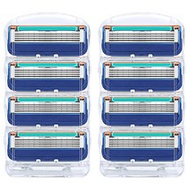 리빙만렙 퓨전 매뉴얼 호환용 면도날, 4개입, 2개