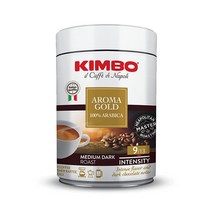 킴보 아로마골드 100%아라비카 분쇄 (캔), 커피메이커, 250g, 1개