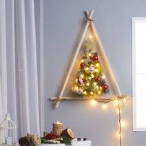 크리스마스 트라이 벽 트리 세트, 로즈번레드