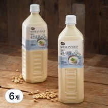 맑은물에 참좋은 국산 콩물, 1L, 6개