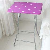 오에이데스크 사각 테이블 미니, 퍼플도트